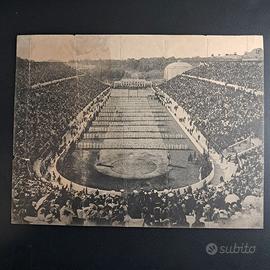 Rara fotografia originale d'epoca panoramica 1906