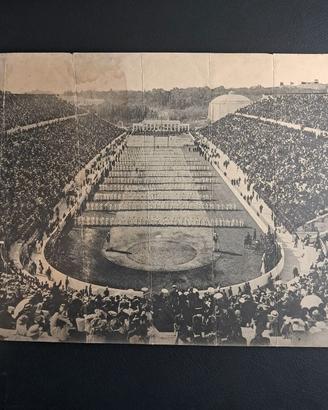 Rara fotografia originale d'epoca panoramica 1906