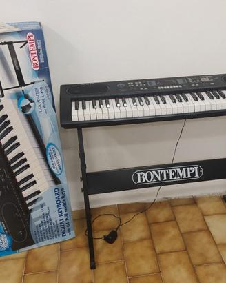 Idea per Natale: tastiera digitale BONTEMPI