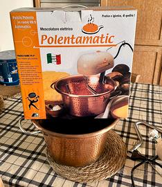 Paiolo rame automatico per polenta