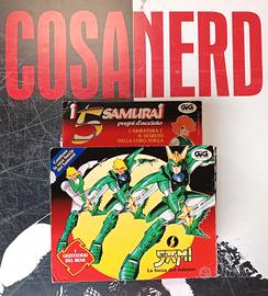 Samurai pugni d'acciaio Sami vintage con scatola