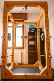 Rack in legno autoportante