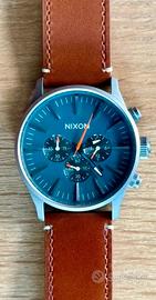 Nixon orologio Sentry Chrono Leather Cronograph