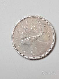 25 cents Canada 1964