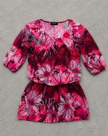 Rinascimento Abito Donna Floreale Fucsia S