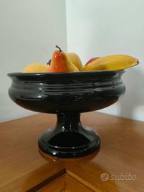 centrotavola ceramica con frutta