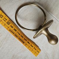 Rarissimo Ciuccio in Ottone fermacarte, soprammobi