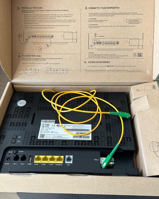 Modem Router TIM HUB+ (ZXHN H388X) e HUB (DGA4132)