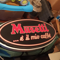Art. d'arredo Insegna pubblicit "Caffe' Musetti "