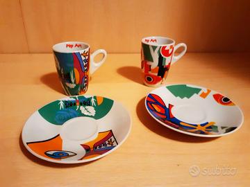 Coppia Di Tazzine Pop Art Gallery – Stile Picasso