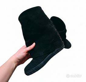 Stivali Casadei camoscio nero