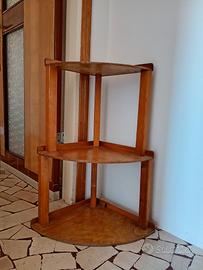 Scaffale angolare vintage 