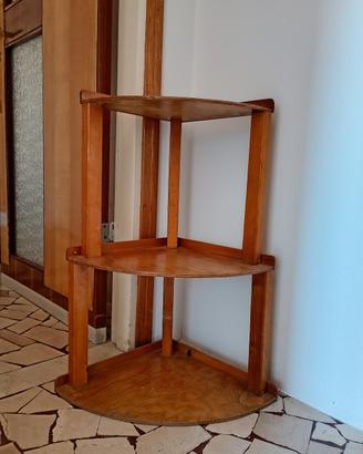 Scaffale angolare vintage 