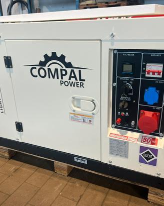 Generatore silenziato 10Kw trifase nuovo