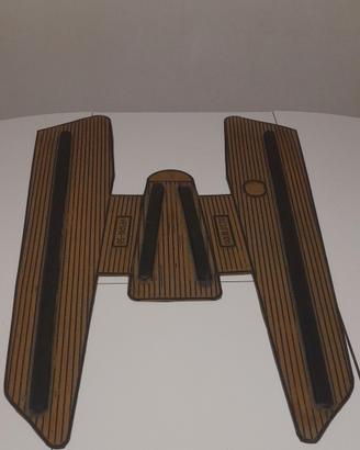 Tappetto bicolore aquila  accessorio VESPA