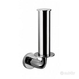 Porta rotolo verticale cromato Colombo Design Basi