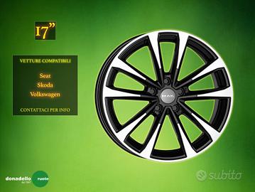 Cerchi in Lega Mak 17" Seat Skoda VW