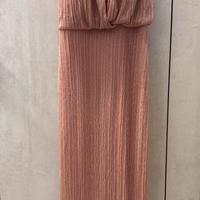 Vestito donna rosa brillantini