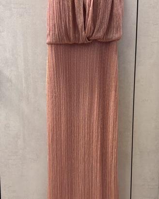 Vestito donna rosa brillantini