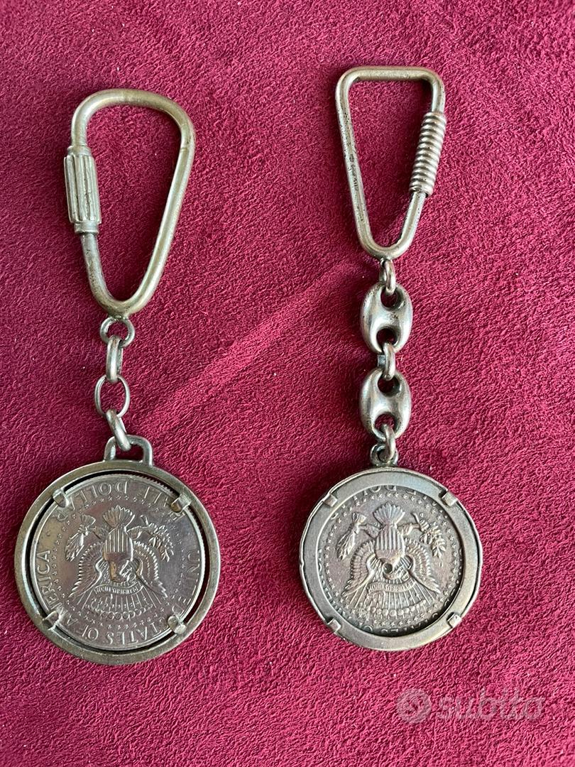 Portachiavi con simbolo del dollaro punk rock da donna, portachiavi con simbolo del dollaro hip hop per donne, portachiavi carino per borsa dei soldi, portachiavi per borsa del dollaro rosa