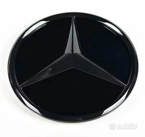 ⬛️🌟⬛️Mercedes benz stella nera lucido logo emblema