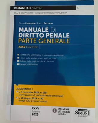 Manuale di diritto penale parte generale