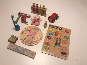 Giochi in legno educativi