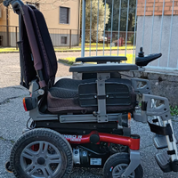 Carrozzina elettrica con comandi