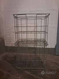 Cestelli portabottiglie in metallo