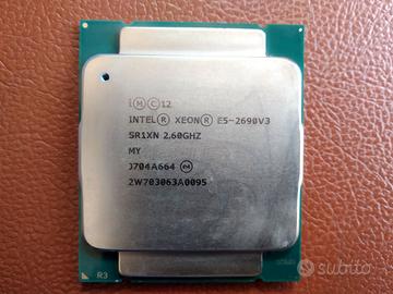 Processore CPU Intel Xeon E5-2690 v3 Socket 2011-3