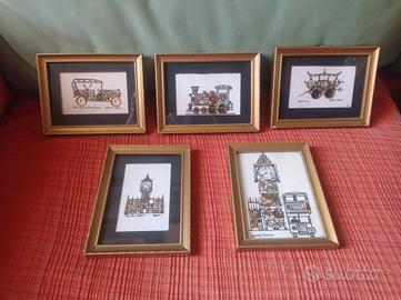 COLLAGE   L.KERSH  OF LONDON  (5 RAPPRESENTAZIONI)