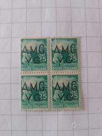 francobolli emessi dal 1945/47  per trieste