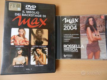 Lotto dvd/cd backstage di max