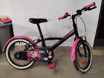 bici bambina btwin 16" 4-6 anni