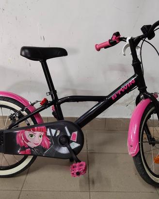 bici bambina btwin 16" 4-6 anni