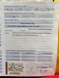 Licenza da pesca 2gt