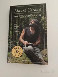 libro Mauro Corona nel legno e nella pietra 