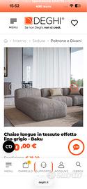 Chaise longue Deghi