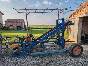 macchine trainate per raccolta cipolle.