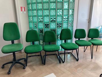 sedie ufficio imbottite