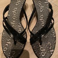 Sandali infradito tacco 7 cm numero 38