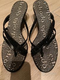 Sandali infradito tacco 7 cm numero 38