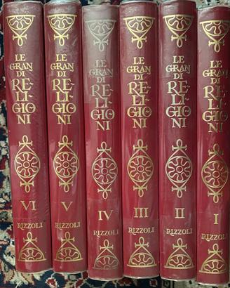 Le Grandi Religioni Rizzoli Opera completa 6 vol