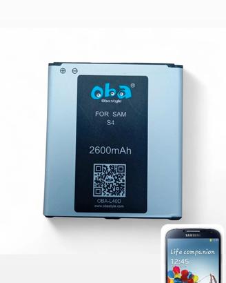 Batteria Oba per Samsung Galaxy S4 2600mAh