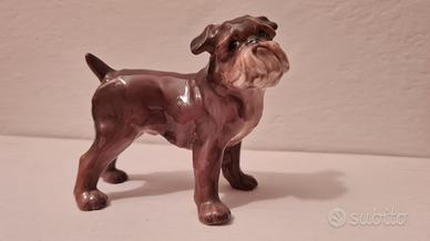 statuina cane terrier porcellana