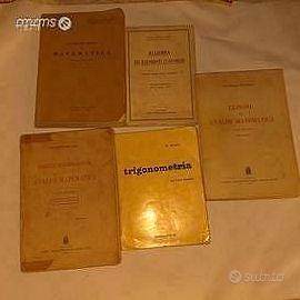 Matematica libri  anni 60 - 70