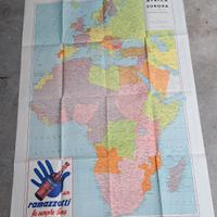 cartine geografiche anni 1930/40