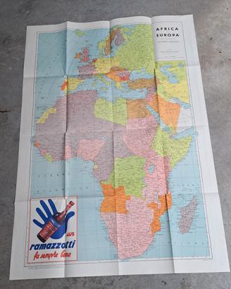 cartine geografiche anni 1930/40