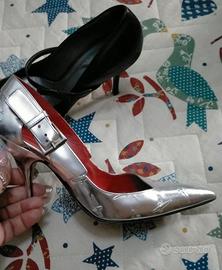 Décolleté argento 
