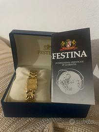 Orologio festina oro donna quartz